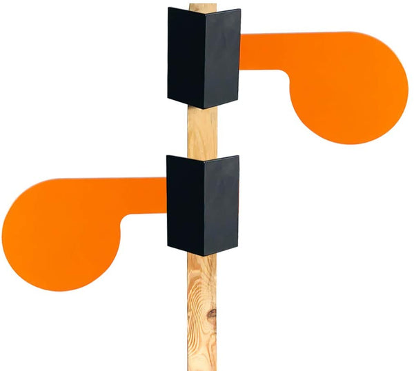 6" x 3/8" AR500 Dueling Tree Paddle Steel Target