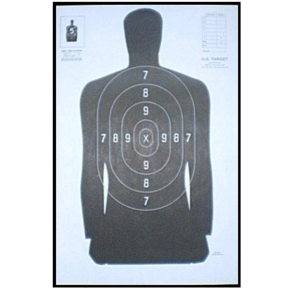 B-27R Silhouette for Police Training BULK | 23"x35"