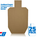 Bash Targets Cardboard Silhouette USPSA Perforated — image 1
