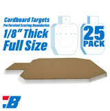 Bash Targets Cardboard Silhouette USPSA Perforated — image 2