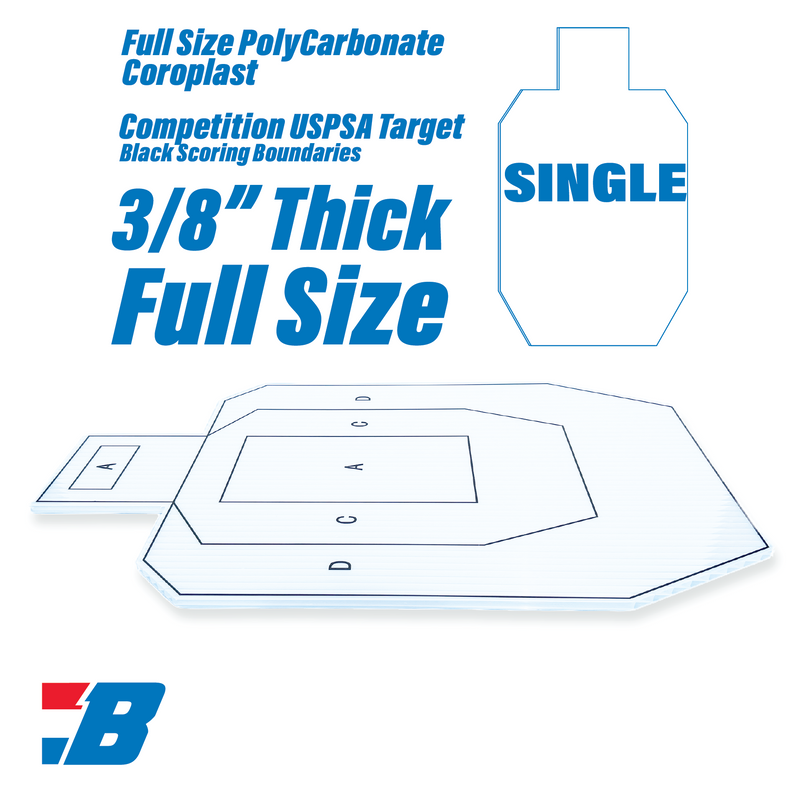 Coroplast Silhouette USPSA