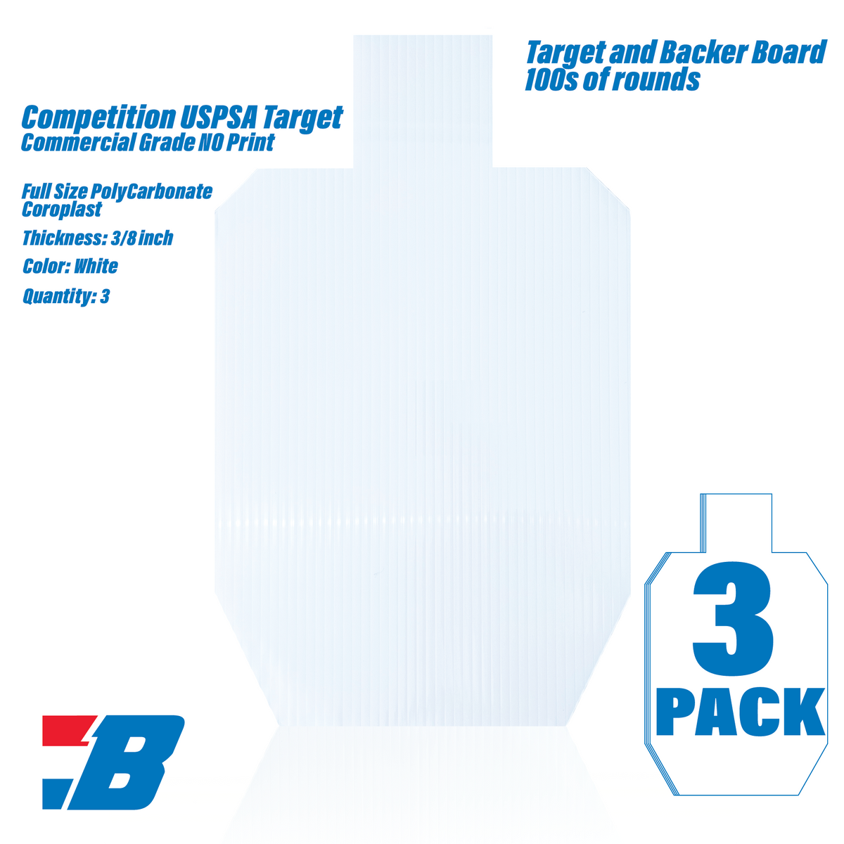 Coroplast Silhouette No Print-3Pack