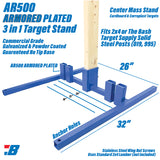 Bash Targets AR500 Armored Steel Stand 3-in-1 — image 3
