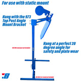 Bash Targets Static Mount Hostage AR500 - 12x20 - 1/2" — image 2