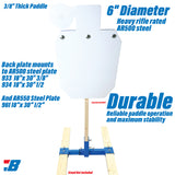 Bash Targets Static Mount Hostage AR500 - 18x30 - 3/8" — image 3