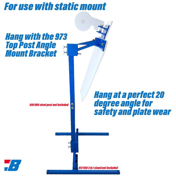 Bash Targets Static Mount Hostage AR500 - 18x30 - 3/8"