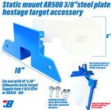Bash Targets Static Mount Hostage AR500 - 18x30 - 3/8" — image 1