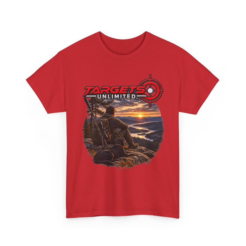 Targets Unlimited Hunting T-Shirt – Sunset Shooter Graphic Tee