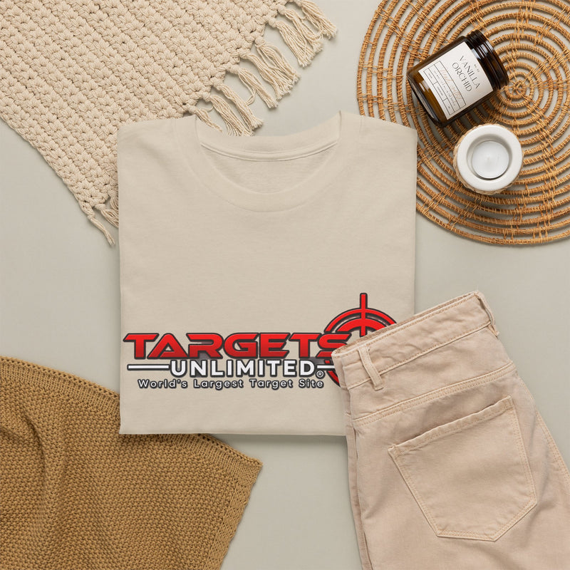Targets Unlimited Logo T-Shirt — Shooting Range Target Tee