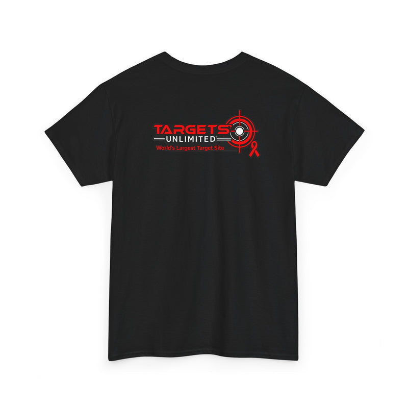Live Free Cowboy Sunset T-shirt | Targets Unlimited Back Graphic