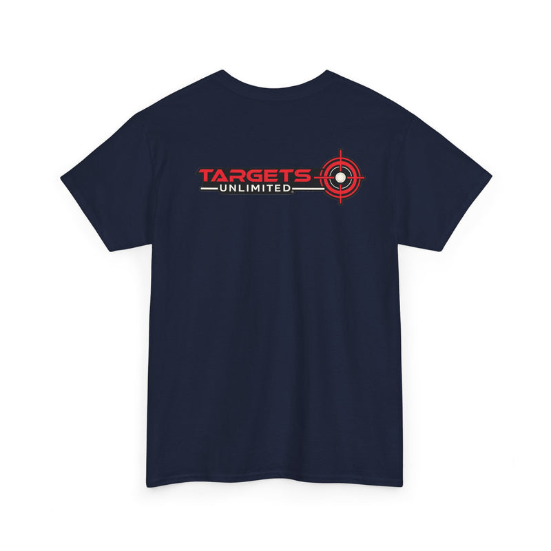 Pursue Excellence Archery & Shooting Tee | Targets Unlimited Back Graphic