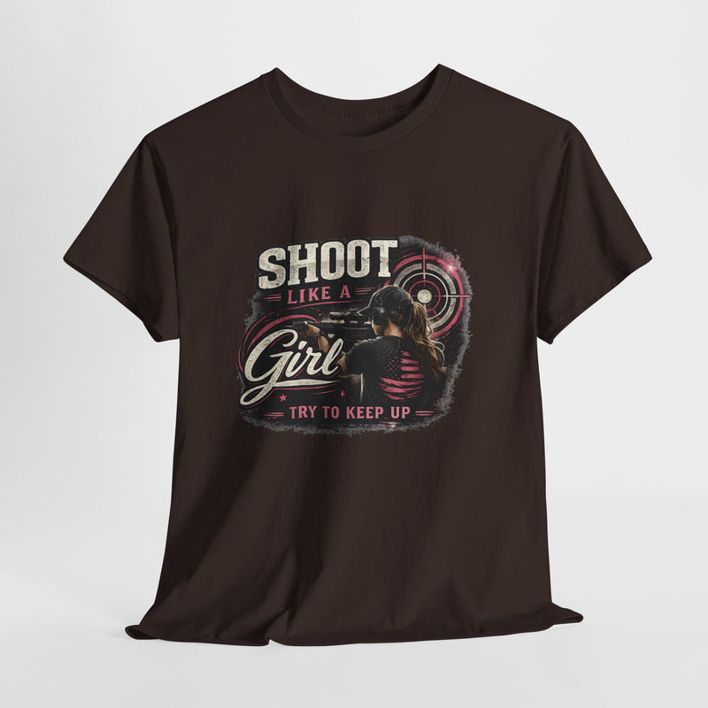 Shoot Like a Girl Tee | Targets Unlimited Back Graphic