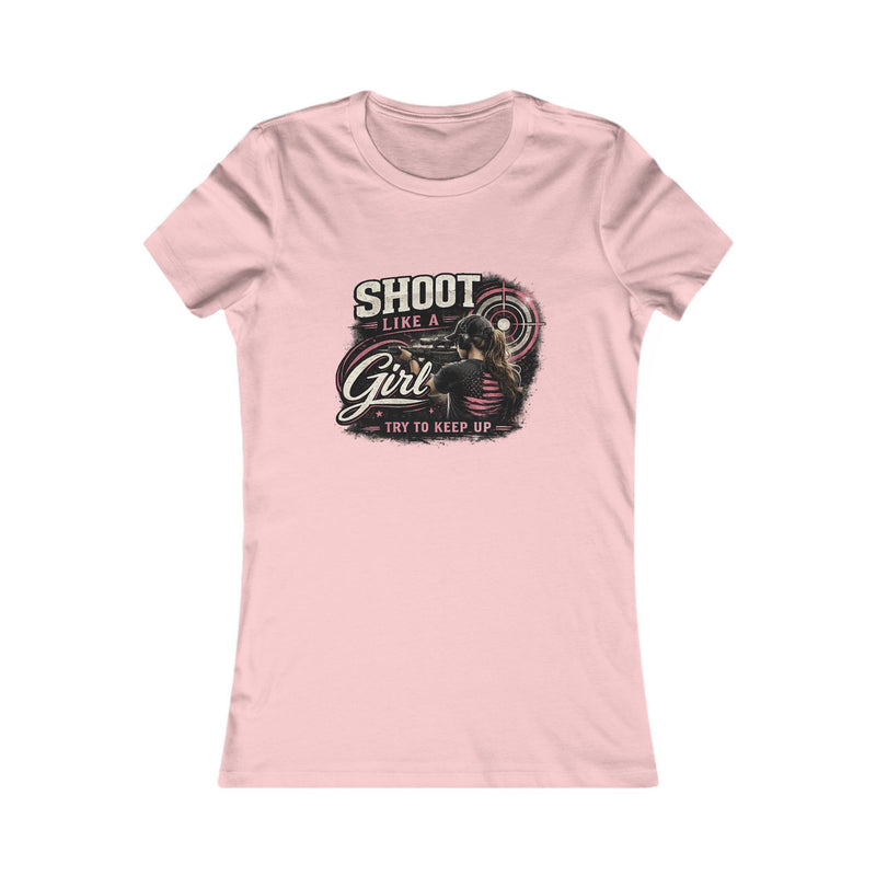 Shoot Like a Girl Tee | Targets Unlimited Back Graphic