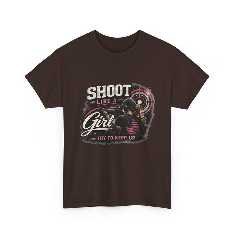 Shoot Like a Girl Tee | Targets Unlimited Back Graphic