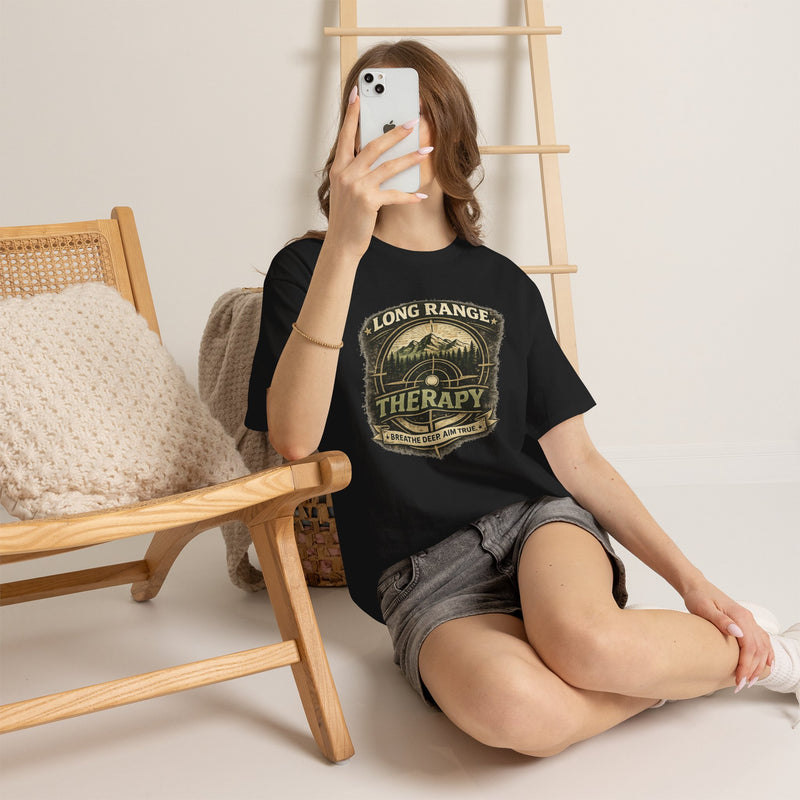 Long Range Therapy Hunting Tee | Targets Unlimited Back Graphic