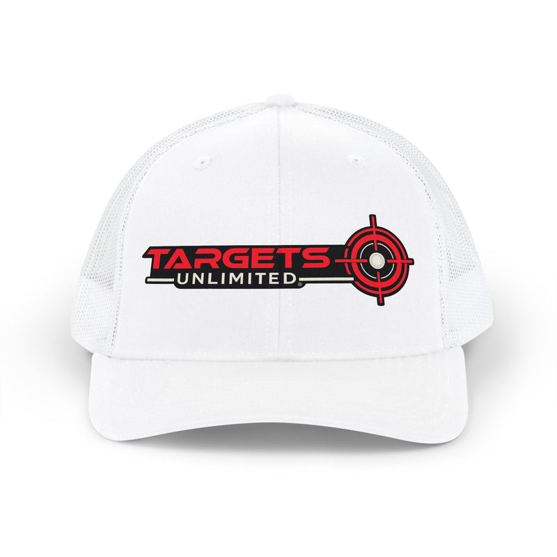 Targets Unlimited logo Snapback | Trucker cap with target graphic