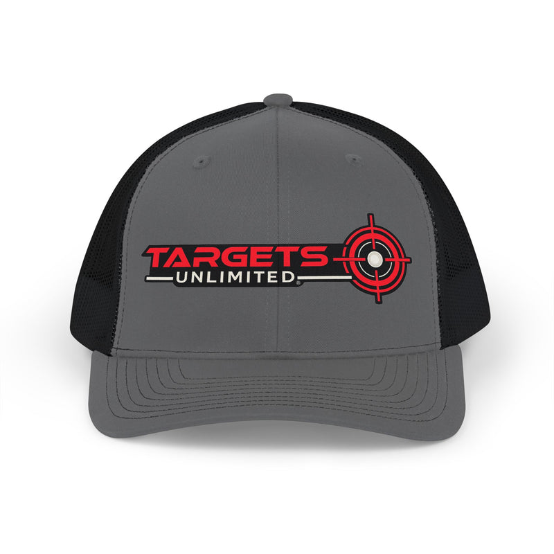 Targets Unlimited logo Snapback | Trucker cap with target graphic