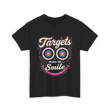 Targets Make Me Smile Tee | Archery Target Graphic T-Shirt — image 8