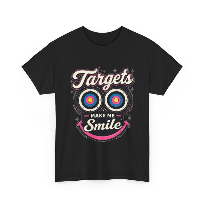 Targets Make Me Smile Tee | Archery Target Graphic T-Shirt