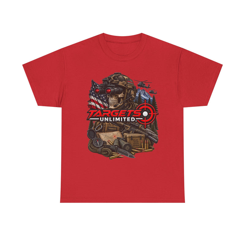 Targets Unlimited Graphic T‑Shirt — Tactical Hunting & Shooting Vibe