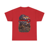 Targets Unlimited Hunting Graphic Tee — American Flag, Truck & Target Logo — image 7