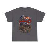 Targets Unlimited Hunting Graphic Tee — American Flag, Truck & Target Logo — image 6