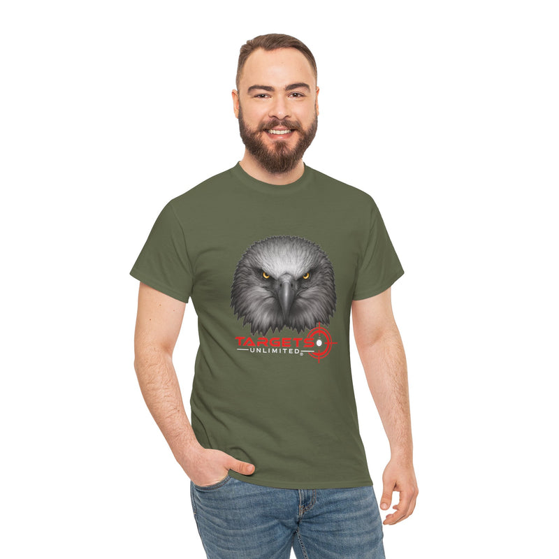 Intense Eagle Face T-Shirt | Fierce Bald Eagle Head Graphic