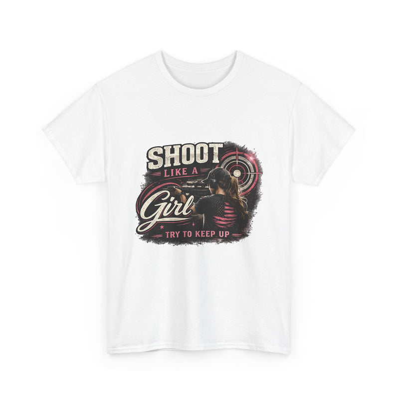 Shoot Like a Girl Tee | Targets Unlimited Back Graphic