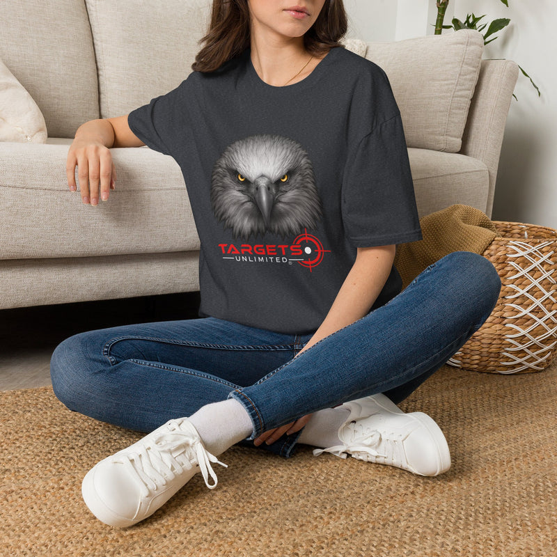 Intense Eagle Face T-Shirt | Fierce Bald Eagle Head Graphic