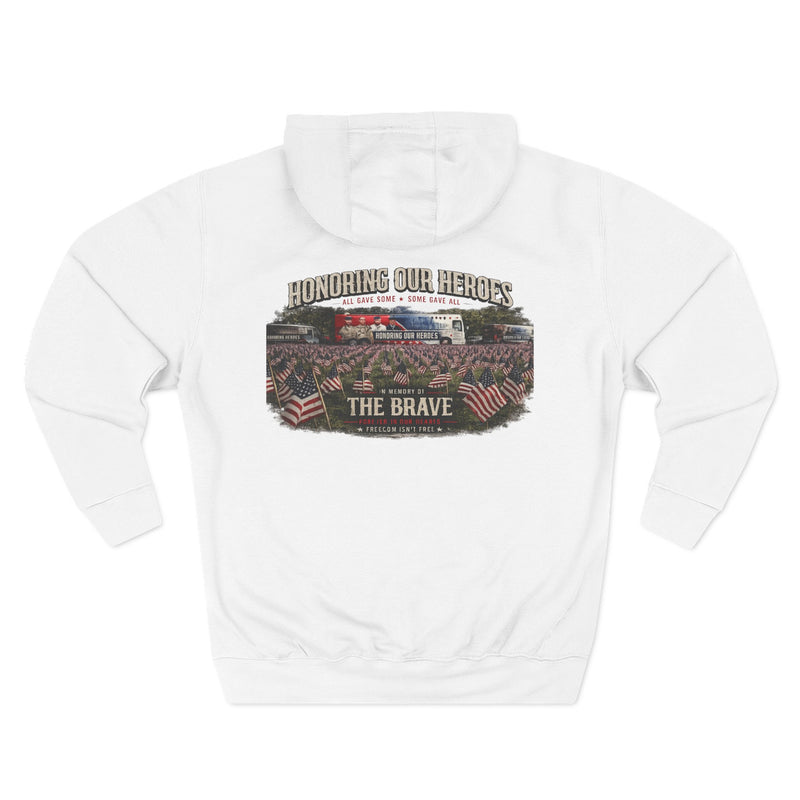 Honoring Our Heroes Hoodie | Memorial Day Patriotic Tribute Sweatshirt