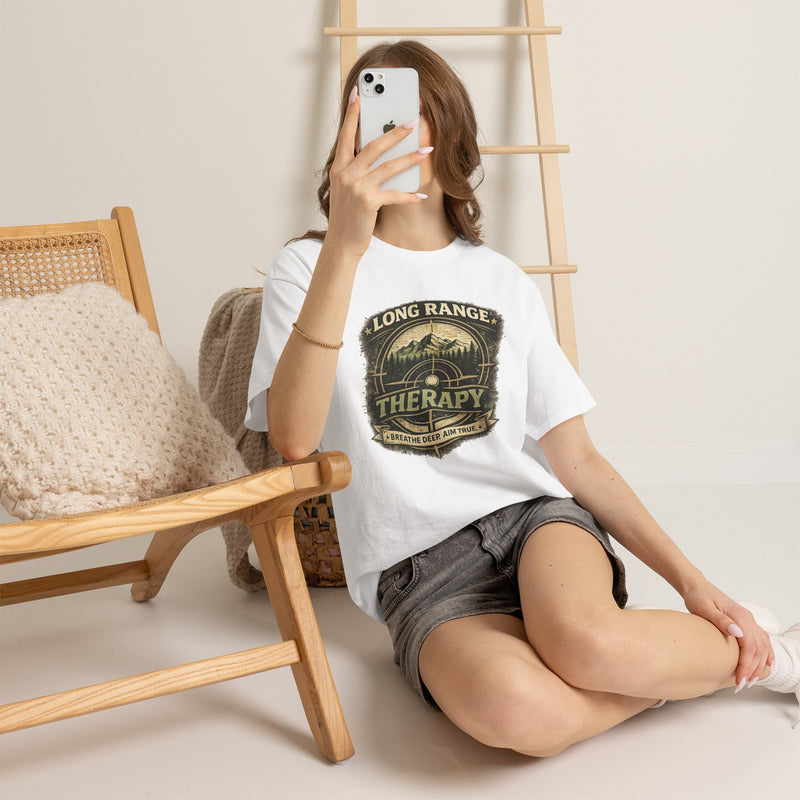 Long Range Therapy Hunting Tee | Targets Unlimited Back Graphic