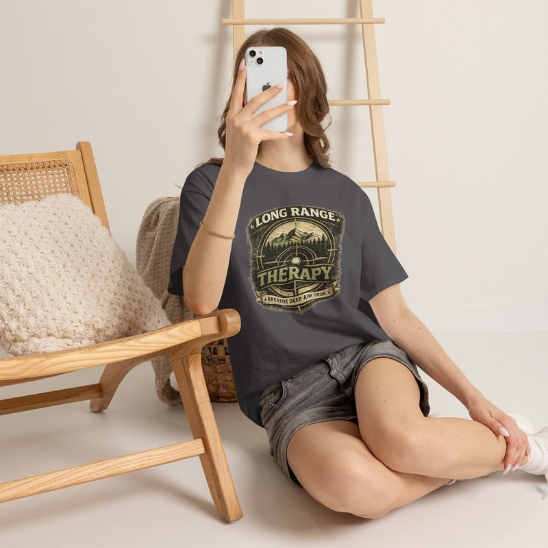 Long Range Therapy Hunting Tee | Targets Unlimited Back Graphic
