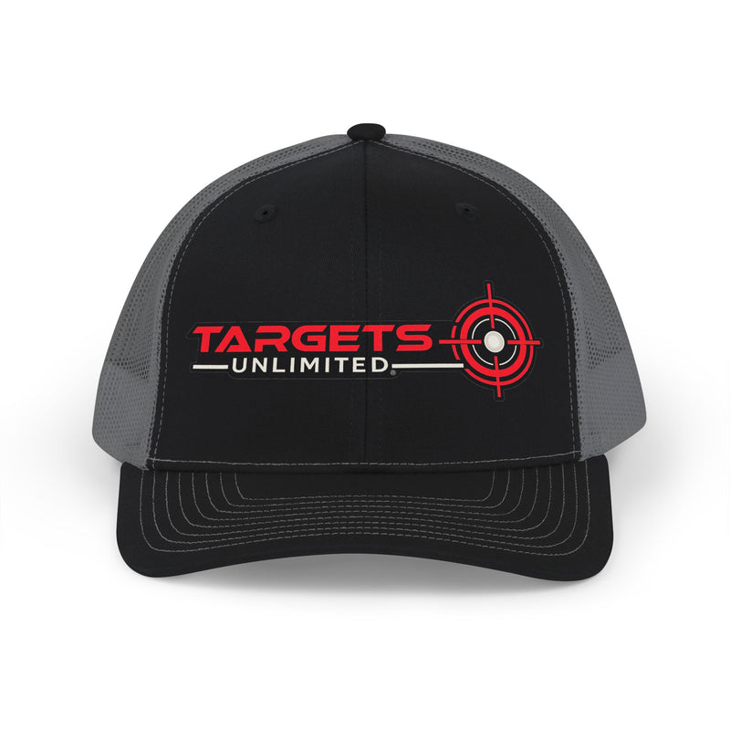 Targets Unlimited logo Snapback | Trucker cap with target graphic
