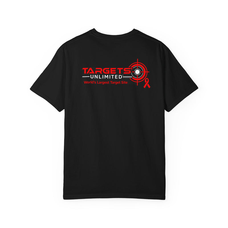 Live Free Cowboy Sunset T-shirt | Targets Unlimited Back Graphic