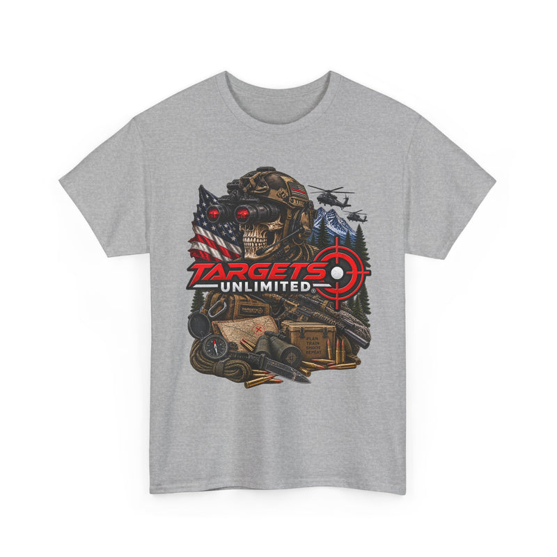 Targets Unlimited Graphic T‑Shirt — Tactical Hunting & Shooting Vibe