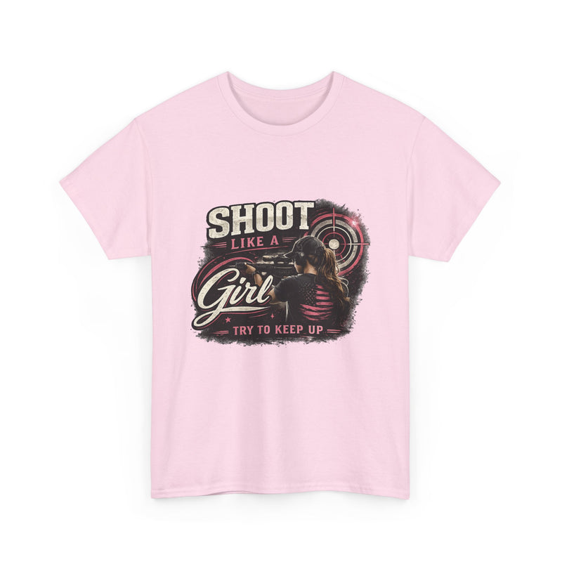 Shoot Like a Girl Tee | Targets Unlimited Back Graphic