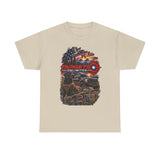 Targets Unlimited Hunting Graphic Tee — American Flag, Truck & Target Logo — image 3