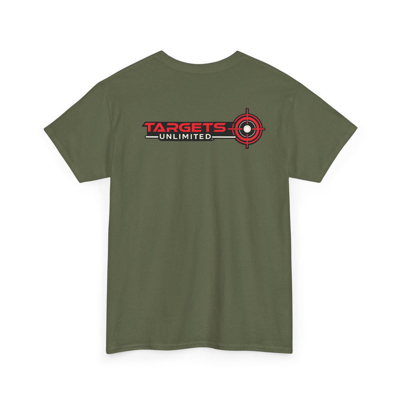 Pursue Excellence Archery & Shooting Tee | Targets Unlimited Back Graphic