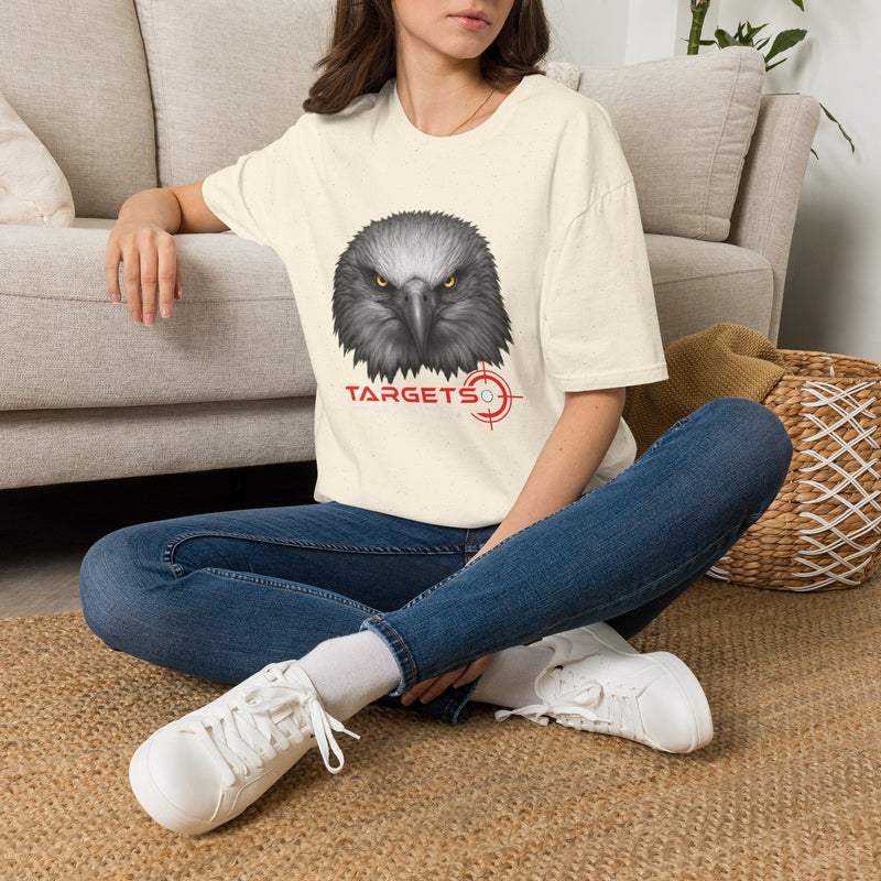 Intense Eagle Face T-Shirt | Fierce Bald Eagle Head Graphic