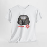Intense Eagle Face T-Shirt | Fierce Bald Eagle Head Graphic — image 2