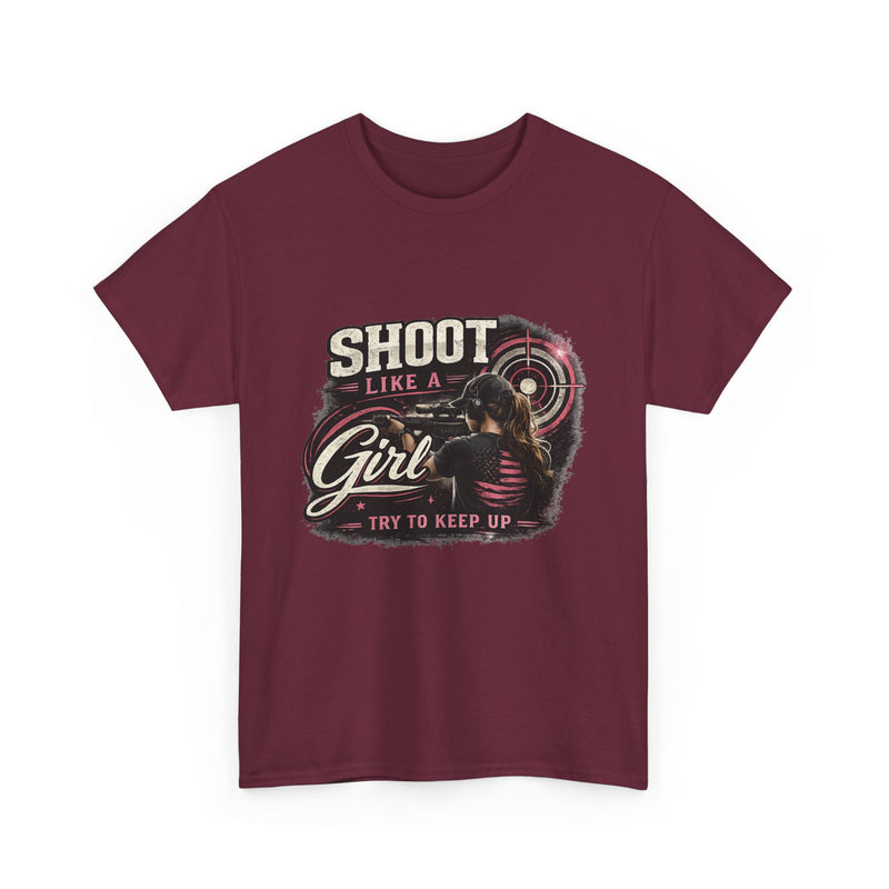 Shoot Like a Girl Tee | Targets Unlimited Back Graphic