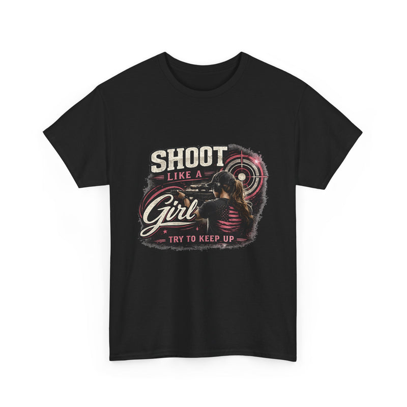 Shoot Like a Girl Tee | Targets Unlimited Back Graphic