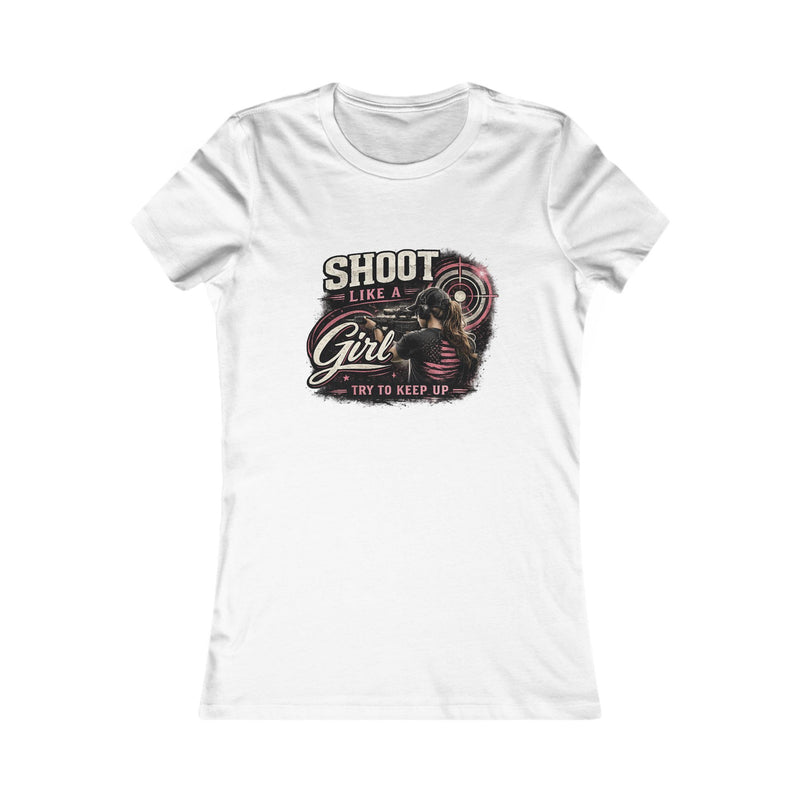 Shoot Like a Girl Tee | Targets Unlimited Back Graphic
