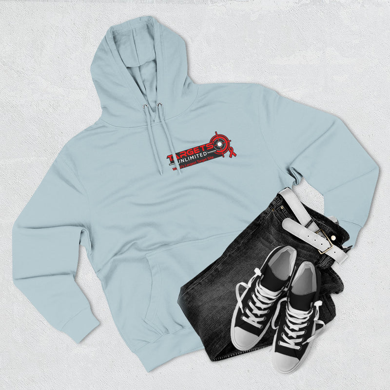 Three-Panel Fleece Hoodie
