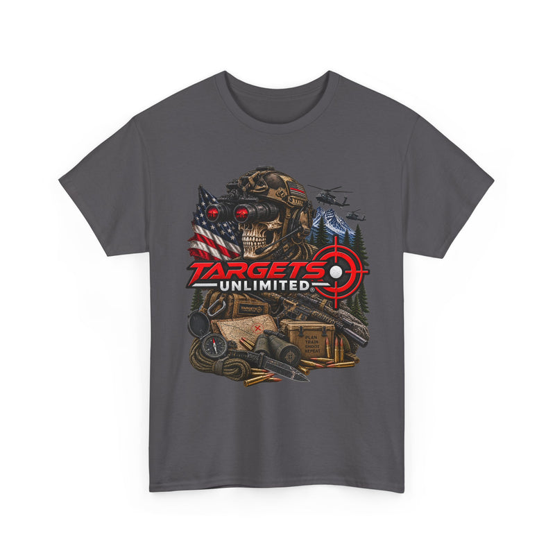 Targets Unlimited Graphic T‑Shirt — Tactical Hunting & Shooting Vibe