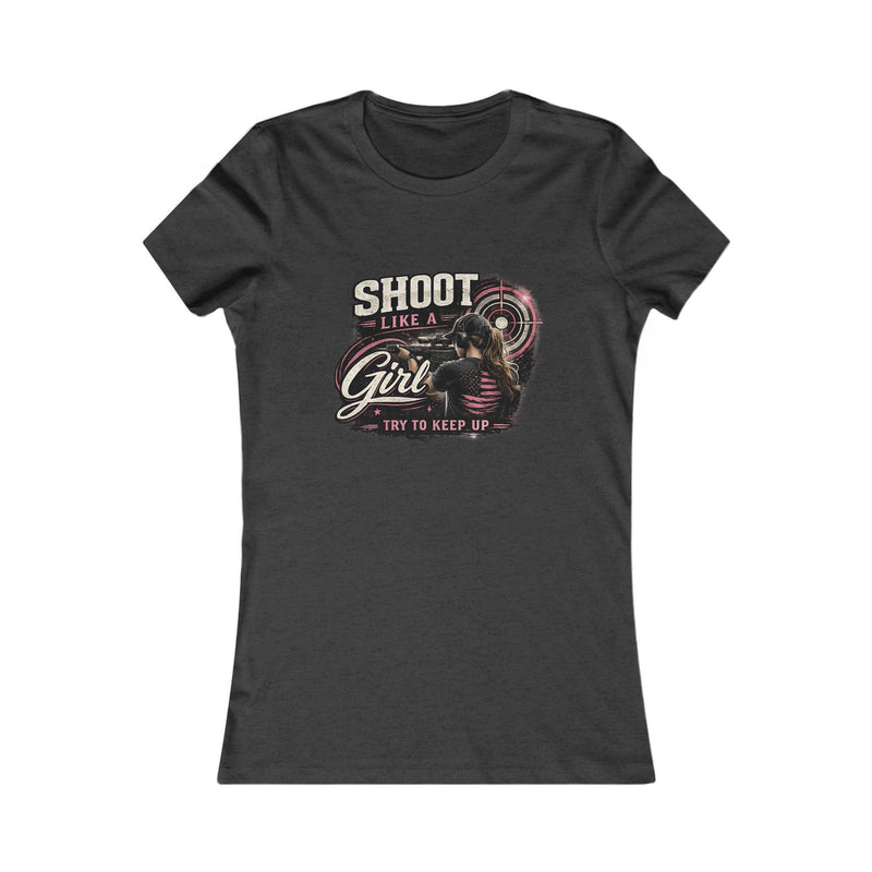Shoot Like a Girl Tee | Targets Unlimited Back Graphic