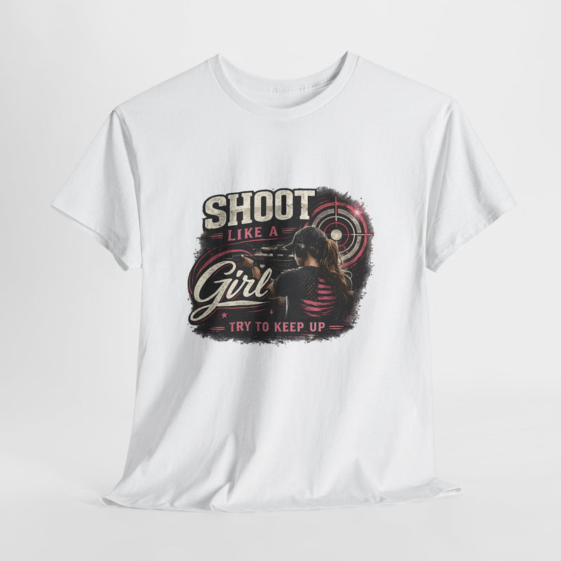 Shoot Like a Girl Tee | Targets Unlimited Back Graphic