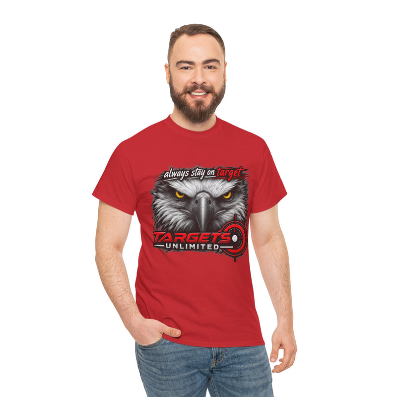 Targets Unlimited Eagle Tee — "Always Stay on Target" Shooting T‑Shirt
