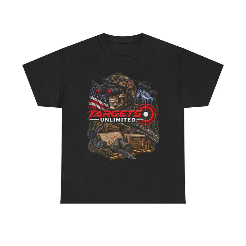 Targets Unlimited Graphic T‑Shirt — Tactical Hunting & Shooting Vibe