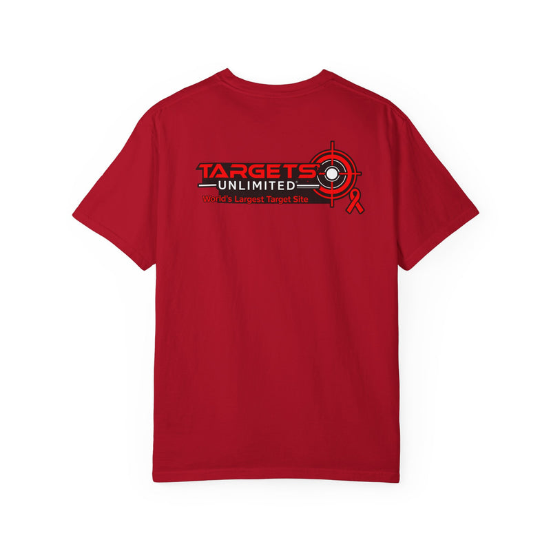 Live Free Cowboy Sunset T-shirt | Targets Unlimited Back Graphic